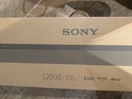 Sony S2000 soundbar - 3.1 聲道 Dolby Atmos® / DTS:X® Soundbar