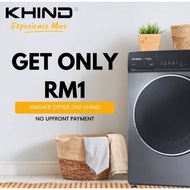 Khind® Washer+Dryer 2Dalam1 RM1 SIAP PASANG😃😃