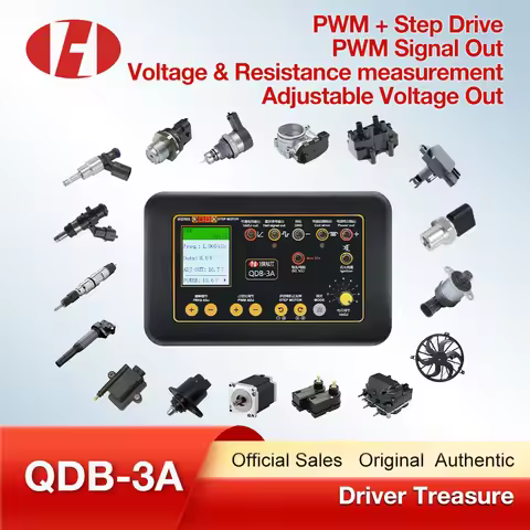 Update QDB2A 3A Coil Tester Solenoid Valve Injector Actuator PWM Automobile Ignition Fault Detector 