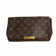 △ Louis Vuitton 路易威登 Brown Coated Canvas Monogram Favorite MM Shoulder Bag M40718 啡色塗層帆布經典老花肩背袋 - 25