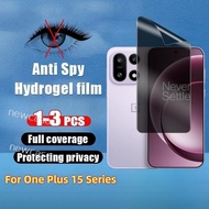 1-3Pcs Privacy Anti Spy Front Full Cover Protection Tpu Hydrogel Film For OnePlus 15 13 R S T 13r 13
