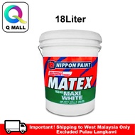 18L NIPPON Super Matex Maxi White 15245/Satin Glo Brilliant White 1001/5L Vinilex 5400/Dulux 15527/Seamaster Sealer1702/Jotaplast White 000/Easycoat White 98/Easywash 1001