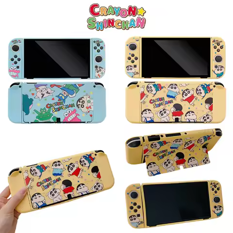 Crayon Shin-chan Cartoon Switch Case for Nintendo Switch Ns Oled Anime Protective Soft Cover Joy-Con