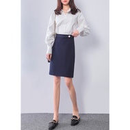 Women's Office Skirt Above the Knee Plain A-Line Skirt