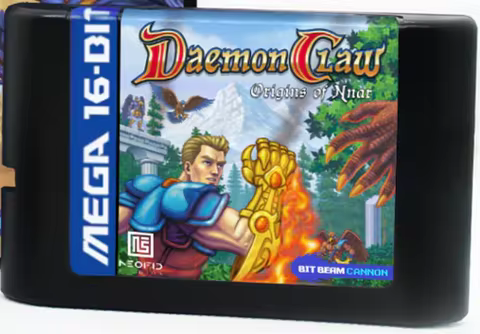 MD DaemonClaw Origins of Nnar 16Bit Game For Mega Drive Game Console