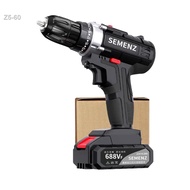 ☍✧688VF Electric Drill 3000R/Min Cordless Drill Impact Cordless Screwdriver Impact Electric Drill Po
