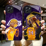 YS-65 Lakers Basketball HD Glass Casing for Infinix Smart 6 7 8 Hot 9 10 11 Play 30i Note 40i 50 50i