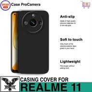 CASE REALME 11 CASING COVER SOFT CASE REALME 11 HITAM