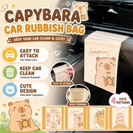 Capybara Car Rubbish Bag Plastic Cute Trash Garbage Bag Dustbin Kitchen