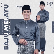 BAJU MELAYU PASANG DEWASA - DARK GREY