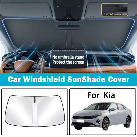 For Kia E-Run Outrun KX3 Lion Platinum EV5 EV9 K2 K5 Car Sunshade Sunscreen Insulation Front Windshi