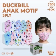 9(0)6 Masker Anak Duckbill Masker Duckbill Anak Masker Anak