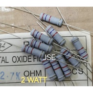2 WATT 2K7 OHM RESISTOR CONTENTS 10 PCS