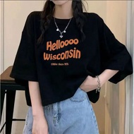OVERSIZE CROP TOP T-SHIRT KOREAN CROP TOP CROP/ LATESTWanita 2023 CROP TOP/Wanita NEWEST CROP TOP