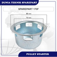 170F PULLEY STARTER AIR COOLED DIESEL ENGINE PULI STARTER MANGKOK STARTER UNTUK MESIN DIESEL
