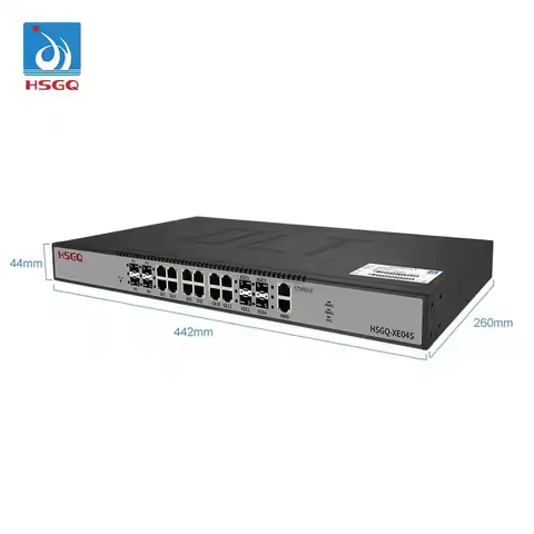 Hsgq 4 PON Ports EPONFTTH OLT C320 12 Gigabit AC Power AC 4 Ports Epon Olt