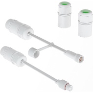 2 Pek Penyambung Kalis Air untuk Lampu Luar Kekal Govee Serasi dengan Govee H705A H705B H705C H706A 