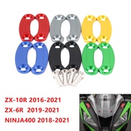 For  ZX-6R ZX-10R ZX6R ZX10R Motorcycle Windscreen Windshield Mirror Hole Cap Driven Mirror