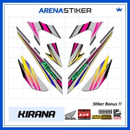 KIR06c Sticker Striping Sticker Honda Kirana 125 NCX Dream 125 Retro Gradient Racing Motif Variation