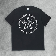 kaos band The Sisters Of Mercy Merciful Release Tshirt Mercandise
