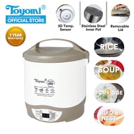 [HOT DEAL] TOYOMI RICE COOKER WITH STAINLESS STEEL POT 0.6L - RC 616
