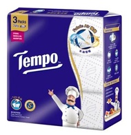 (1袋共3包) Tempo 極吸萬用廚紙 (水油倍吸 / 一Take易抽 / 5重食品級安全認證 / 紙巾 / 廚房必備 / 氣炸)