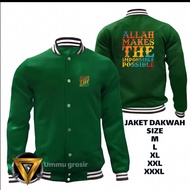 Latest Islamic Da'Wah Jacket (ALLAH MAKES THE IMPOSSIBLE POSSIBLE)