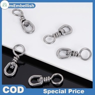 GD  1PCS Stainless Steel Fishing Swivels Figure-8 Ring Connectors Swivel Fishing Accessories bellish