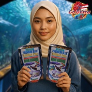 🇸🇬 Akari Premium Blue 2mm Cichlid Pellet Fish Food 100g – High Protein Tropical Aquarium Feed for Or