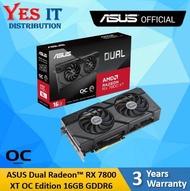 ASUS Dual Radeon RX7600 OC Edition 8GB / RX7800 XT OC Edition 16GB GDDR6GDDR6 Graphics Card