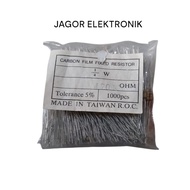 470K-1/4 Watt Resistor, 50 Pcs