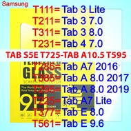 Tempered Glass for Samsung Galaxy Tab 3 Lite/3 7.0/3 8.0/4 7.0/S5E/A 10.5/A7 2016/A8 2017/A8 2019/A7