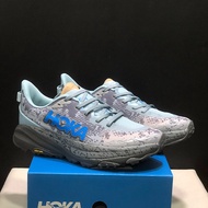 HOKA ONE ONE SpeedGoat 6 Professional Running Shoes Unisex Breathable Shock-absorbing Blue Grey 6VU9