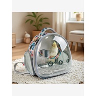 Parrot Outing Bag Birdcage Takeaway Backpack Bunny Outing Portable Bird Bag Bunny Outing Carrying Ba