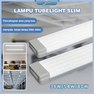 CAHAYA TL Slim Tube Light T8 LED 36W/54W/80W/120CM WHITE Light ALUMINUM