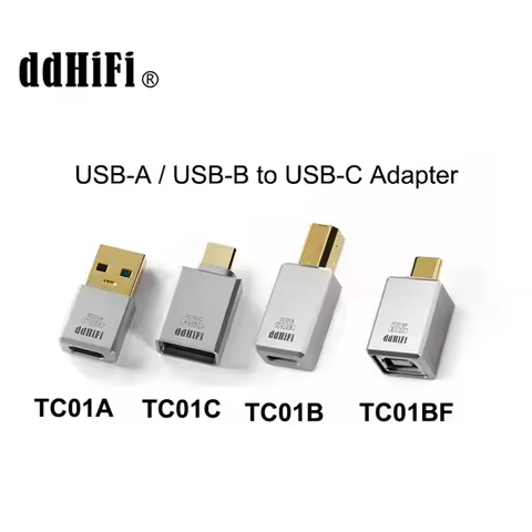 DD ddHiFi TC01A TC01C TC01B TC01BF HiFi Quality USB-A to USB-C Adapter Converter Compatible with Pho