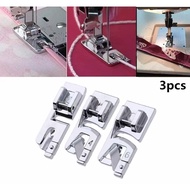 NEWS 3mm, 4mm 6mm Narrow Rolled Hem Presser Foot Set for Sewing Machine Singer, Brother, Babylock, E