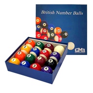 CM1 Standard Spots & Stripes Pool Ball Set - 2 Inch with 1 7/8 Inch Cue Ball
