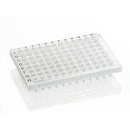 96 well semi skirted PCR plate, natural colour