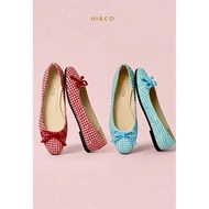 Ballerina Shoes Vintage Style GinghamWanita Y2K
