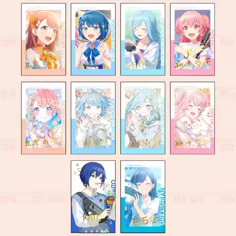 Anime Momoi Airi Hanasato Minori Kiritani Haruka Hinomori Shizuku Project Sekai Postcard Photo Portr