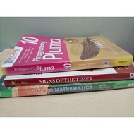 ✆Grade 10 books (Pluma, Religion, Mathematics)