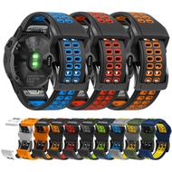 Garmin Fenix 7X 7 Pro 6X 6 5X 5 Plus Strap 26mm 22mm Quick Release Silicone Sports Wristband