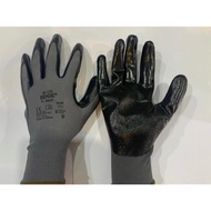 VSAFEMKT ANSELL EDGE 48-128 nitrile palm coated nylon glove EN388 EU 4123A BR3122 ( size 9)