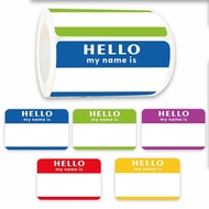 300 Stickers/Roll Pack Cartoon Name Label Color Label Stickers Self-Adhesive Daily Sticky Notes 8.11