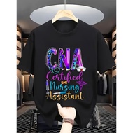 Men'S Nursing Assistant CNA Squad Short Sleeve Top for Everyday Use, Featuring a Crew Neck And Drop 