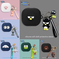 Case For Baseus Bowie MF1 Earphone Silicone Case Earbuds Black Bird Waterproof Shockproof Soft Prote