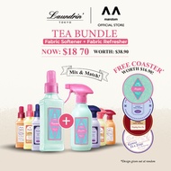 [Bundle of 2] Laundrin Good Tea Time Fabric Softener &amp; Fabric Refresher + FREE Coaster