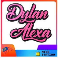 Custom Wooden 3D Name Wood Letter