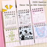 Cute Mini Cartoon Desk Calendar | Compact 8.5x6.2cm Size | 3 Styles Optional | High-Resolution 2026 